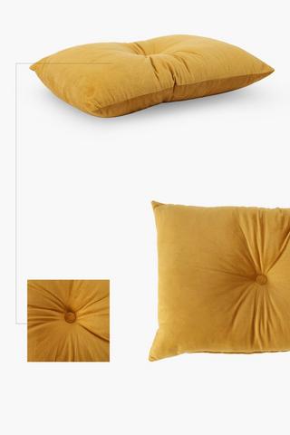 Velvet Button Scatter Cushion 40x60cm