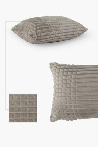 Waffle Fleece Scatter Cushion 30x50cm