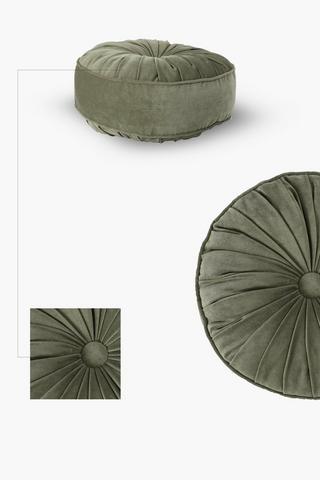 Chenille Rib Round Scatter Cushion