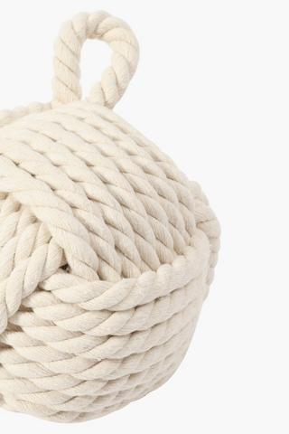 Knotted Rope Door Stopper