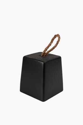 Concrete With Rope Handle Doorstopper