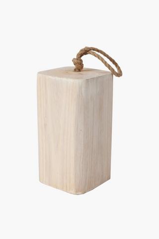 Wooden Doorstopper