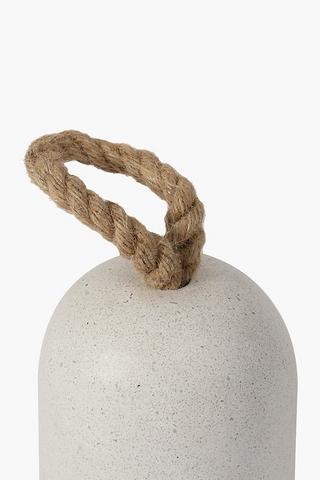 Speckled Marble Doorstop With Jute Handle