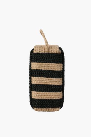 Doorstop Jute Stripe Rope