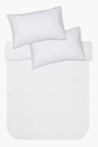 Seersucker Duvet Cover Set
