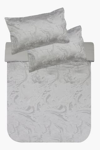 Jacquard Marble Duvet Cover Set