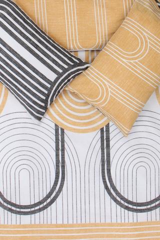 Polycotton Reversible Mid Century Duvet Cover Set