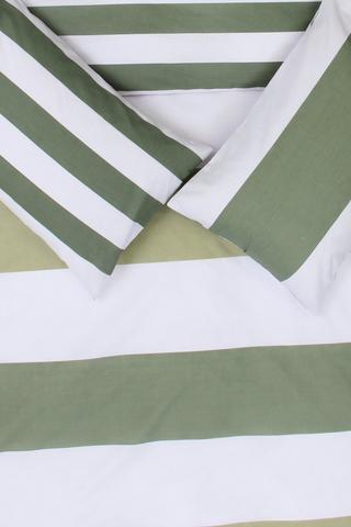 Polycotton Wide Stripe Duvet Cover Set