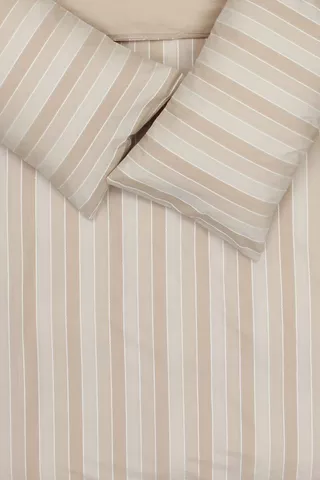 Eco Soft Chambray Stripe Duvet Cover Set