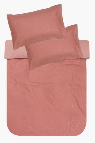 Microfibre Embossed Duvet Cover Set