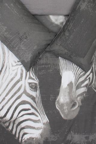 Polycotton Photographic Zebra Duvet Cover Set