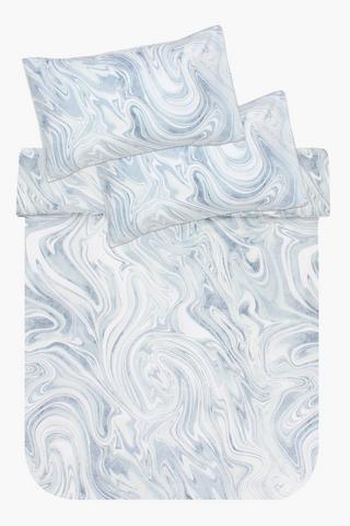 Calais Marble Duvet Cover Set