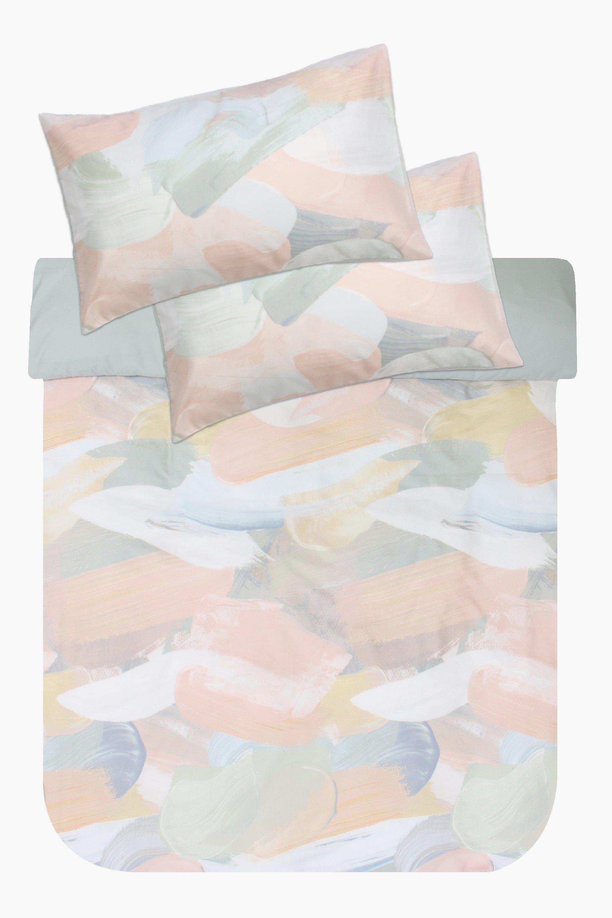 Microfibre Abstract Duvet Cover Set