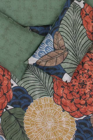 Polycotton Wallace Flower Duvet Cover Set