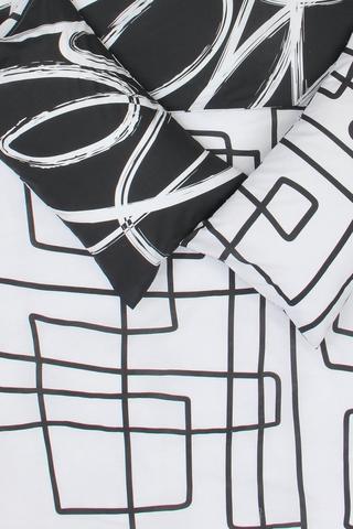 Polycotton Reversible Varanasi Abstract Duvet Cover Set