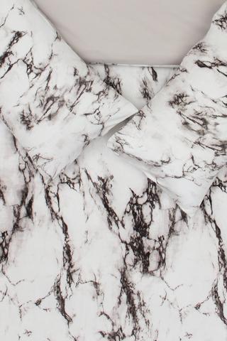 Velveteen Marble Duvet Cover Set