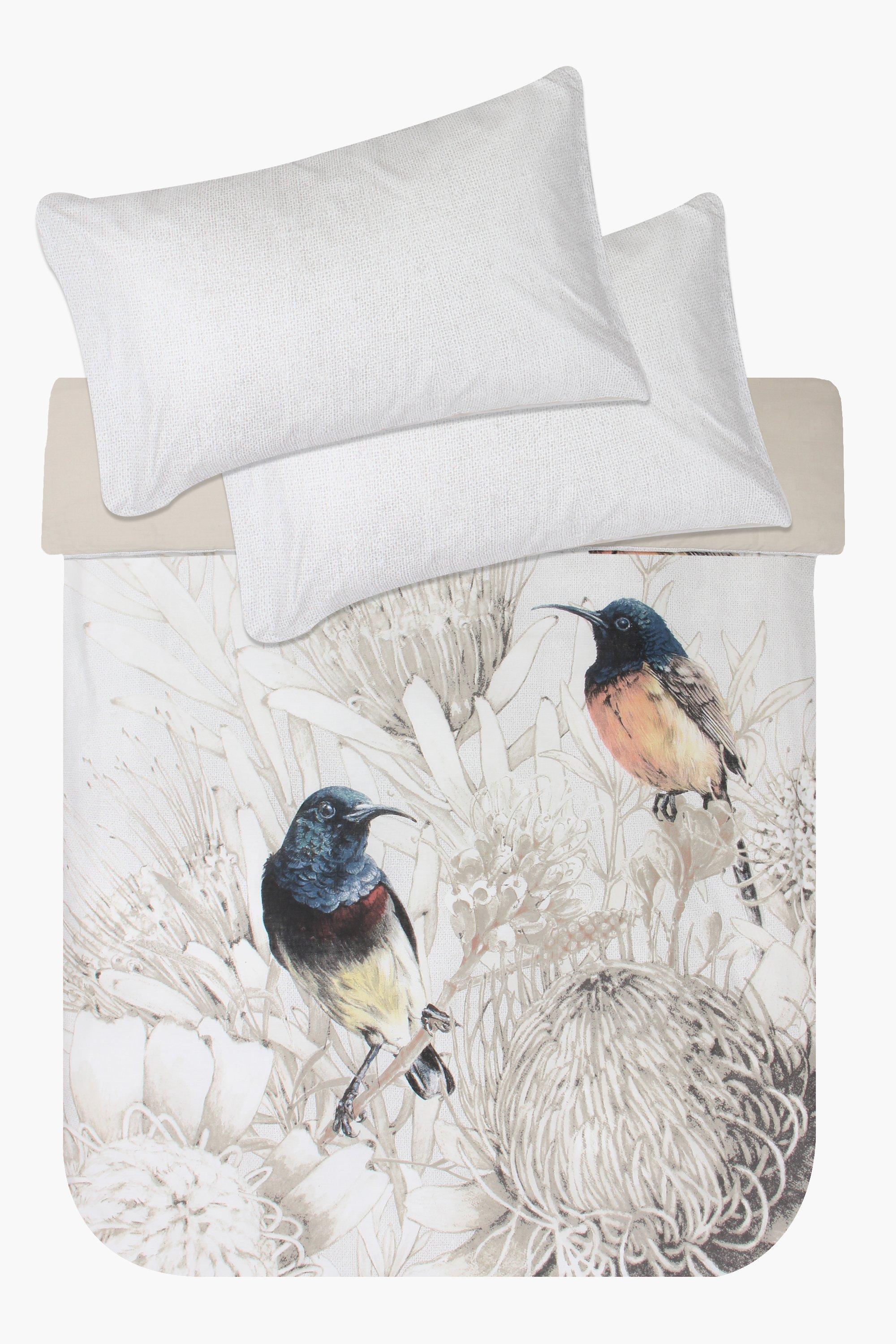 Polycotton Rustic Protea Duvet Cover Set
