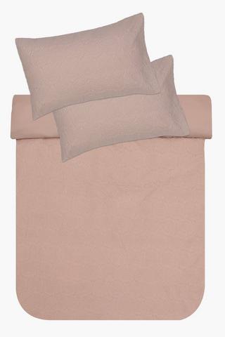 Soft Touch Pressed Flower Duvet Cover Set