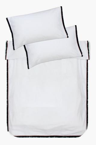 Polycotton Tassel Duvet Cover Set
