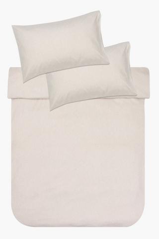 Marl Embossed Duvet Cover Set
