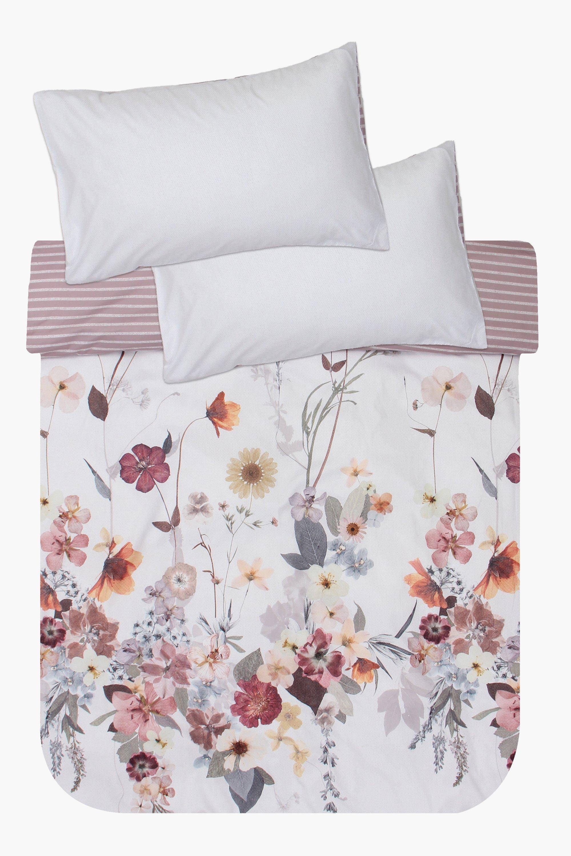 Microfibre Brittany Floral Duvet Cover Set