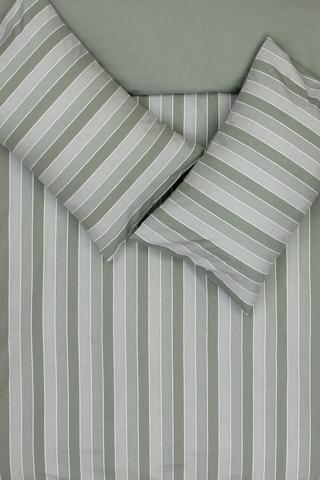 Eco Soft Chambray Stripe Duvet Cover Set