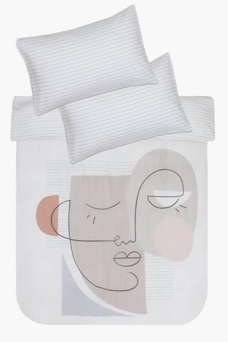 Soft Touch Embroidered Duvet Cover Set
