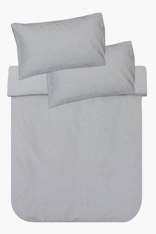 Microfibre Pressed Flower Duvet Cover Set