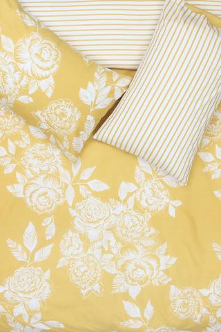 Printed Rose Duvet Cover Set