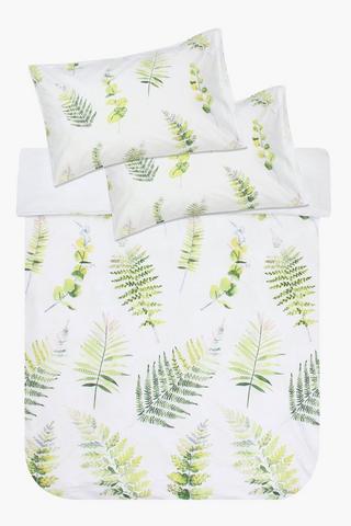 Cotton Tranquility Fern Duvet Cover Set