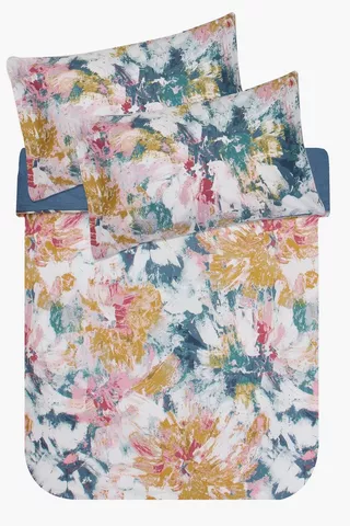 Cotton Floral Print Duvet Cover Set