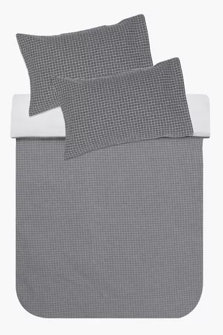Block Weave Texture Duvet Cover Set