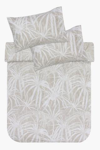 Cotton Printed Botanical Duvet Cover Set