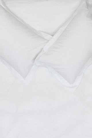 400 Thread Count Cotton Percale Oxford Duvet Cover Set