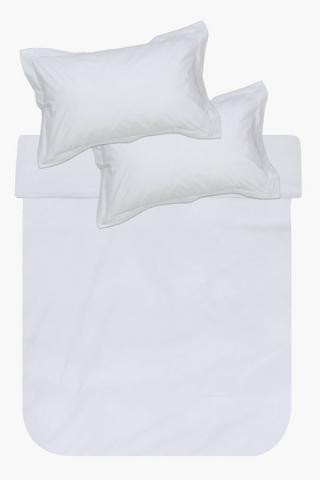 800 Thread Count Cotton Sateen Oxford Duvet Cover Set