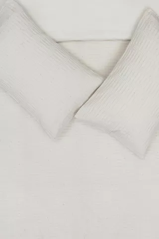 Yarn Dye Seersucker Duvet Cover Set