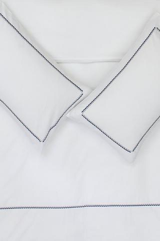 Embroidered Half Moon Duvet Cover Set