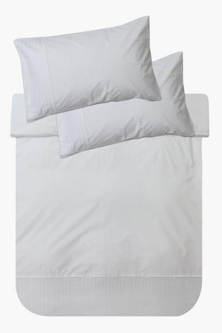 Cotton Dobby Stripe Duvet Cover Set