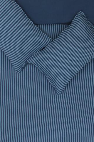 Cotton Jersey Stripe Duvet Cover Set