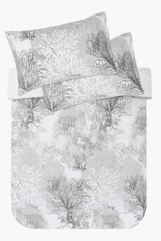 Cotton Pastel Floral Duvet Cover Set