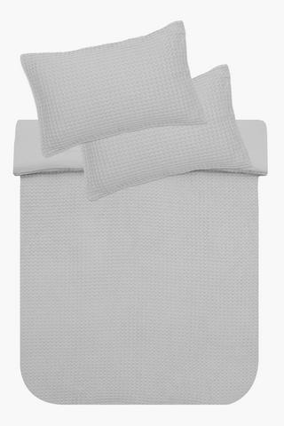 Waffle Duvet Cover Set
