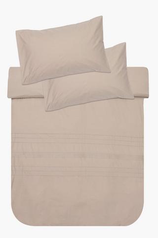 Cotton Pintuck Duvet Cover Set