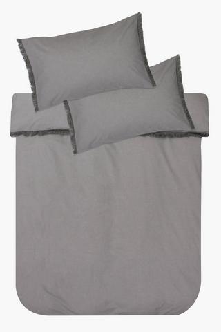 Cotton Chambray Duvet Cover Set