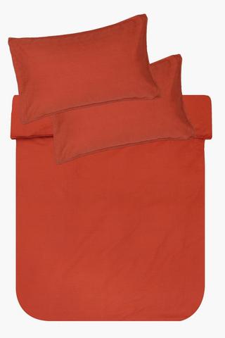 Washed Cotton Duvet Cover Set