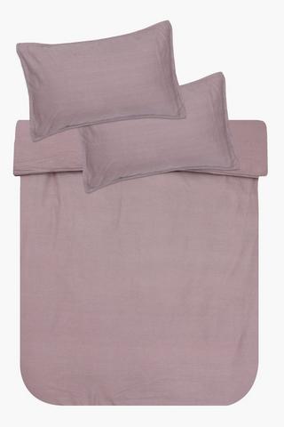 Washed Cotton Duvet Cover Set