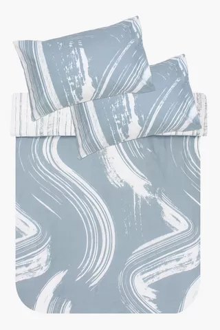 Cotton Abstract Duvet Cover Set