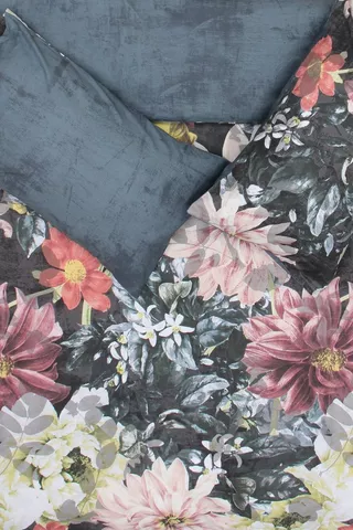 Cotton Saint Denis Floral Duvet Cover Set