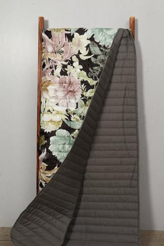 Velvet Rhone Floral Quilt King
