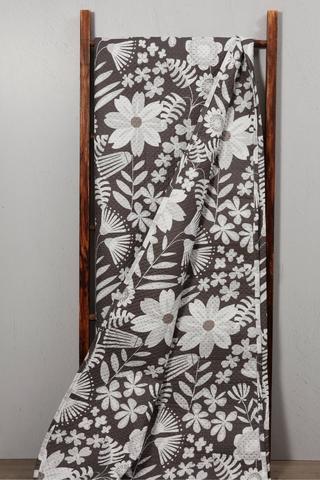 Microfibre Floral Quilt Quen King
