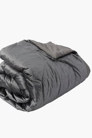 Velvet Embossed Scroll Quilt